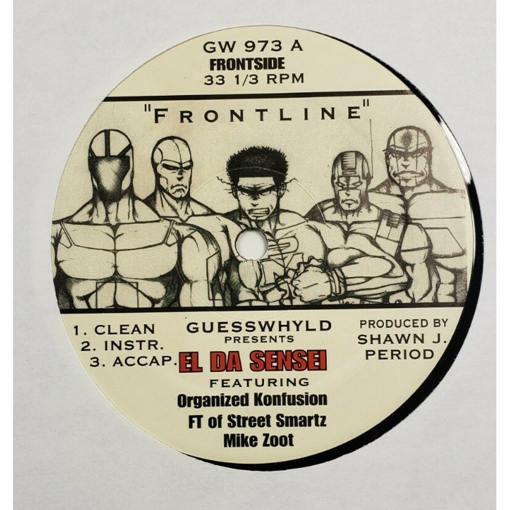 El The Sensei – Frontline B/W All Rise Vinyl 12" 1999 Hip Hop GW 973 A VG+/VG+
